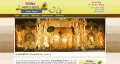 Desktop Screenshot of krishnaweddingplanners.com